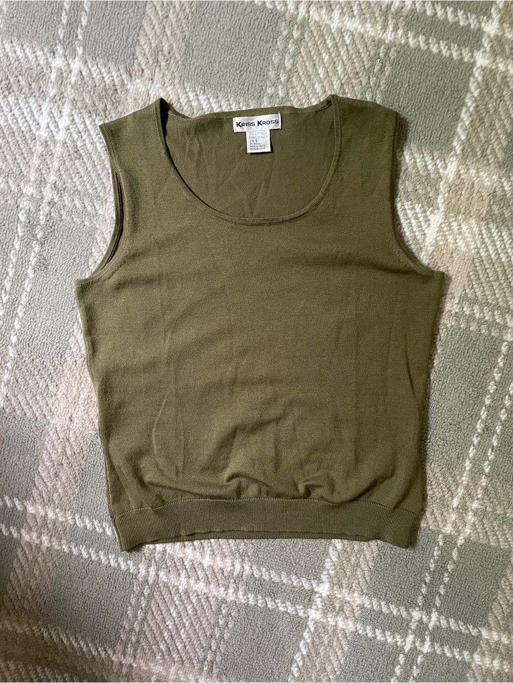 VTG Kriss Kross silk tank top S